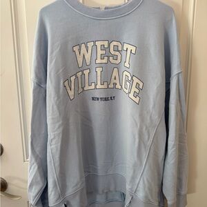Aerie Soft Blue Crewneck
